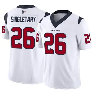 Devin Singletary Name & Number Game Day V-Neck T-Shirt - Navy - Tshirtsedge